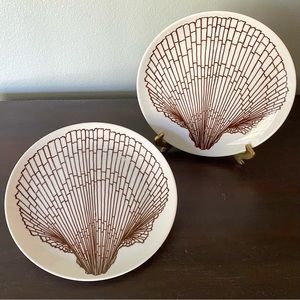 Fitz and Floyd Seashell Plates